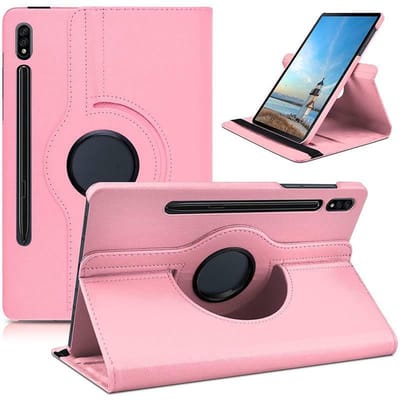 Draaibaar Hoesje - Rotation Tabletcase - Multi stand Case Geschikt voor: Samsung Galaxy Tab S7 T870 2020 | Samsung Galaxy Tab S8 - 11 inch - licht roze