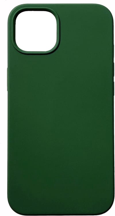 Casemania Hoesje Geschikt voor Apple iPhone 13 - Donker Groen - Liquid Siliconen Back Cover