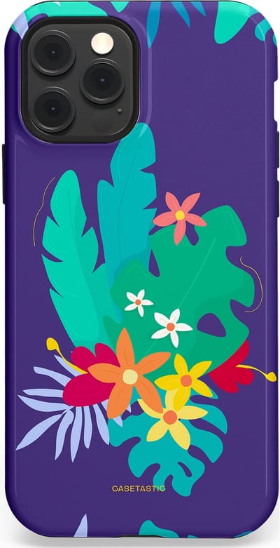 Casetastic Hoesje Geschikt voor Apple iPhone 12/12 Pro Magsafe - Stijlvolle Beschermende Duo-layer Case - Surfplant