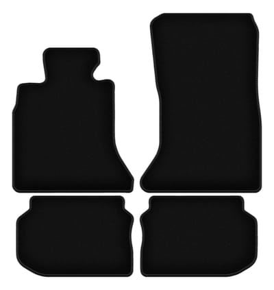 BASIC zwarte veloursmatten voor: BMW 5 F11 stationwagen (2010-2013)
