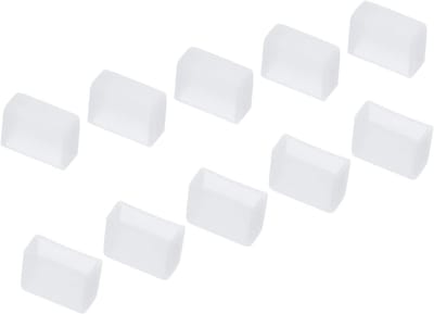 Pack van 120 Waterdichte Siliconen Eindkappen voor LED Tube Strips - Geschikt voor 3528/2835/3014, 10mm Breed, Perfect voor Thuis en Kantoor