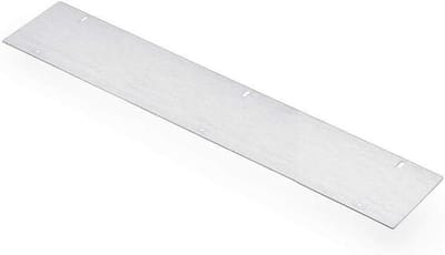 Werkbladbeschermer - Vaatwasser spatbord - Keuken bescherming - Voorkomt waterschade - 450 mm lengte - Zilverkleurig