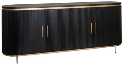 Tower Living - Rivello dressoir - 210 cm - zwart