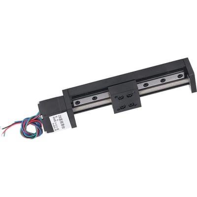 Lineaire Schuiftafel Hoge Nauwkeurigheid Kogelomloopspindel Schuifbewegingspodium Lineaire Geleidingsrail 100mm Slag T6x4