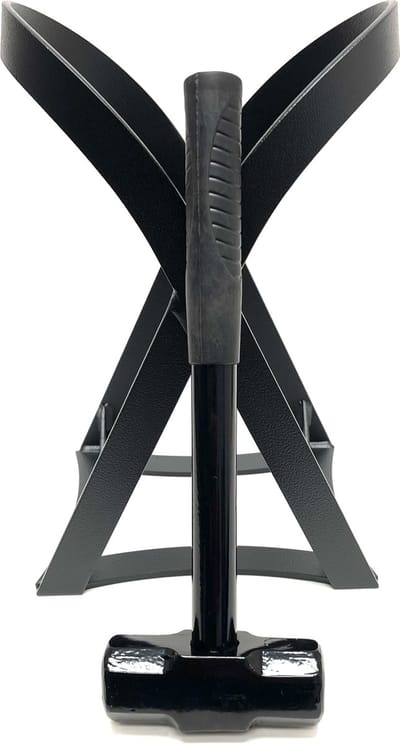 WOLFF MOUNT Houtklover met zware hamer - Voor het spleiten van stukken hout - Aanmaak hout maken - Leuk kado voor iedereen met een houtkachel of openhaard