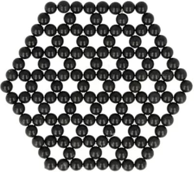 Onyx levensbloem onderzetter / mat