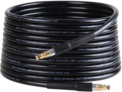 Dailygoods - Hogedrukreiniger - 10 Meter Slang - Quick Connect Aansluitingen - Zwart - Geschikt voor Kärcher K2 K3 K4 K5 K6 K7 - Innovatief Ontwerp