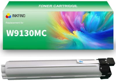 INKFIND W9130MC Zwart tonercartridge compatibel met HP W9130MC Zwart geschikt voor HP Color LaserJet MFP E78523dn/78528dn - 1-pack Zwart