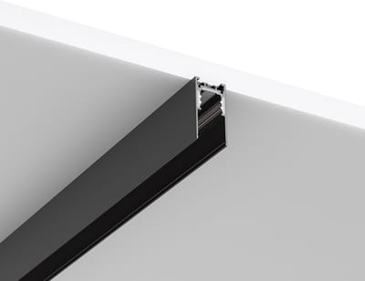 Opbouw Magnetische Tracklights Accessoires - Rail - 2m - Zwart-48V