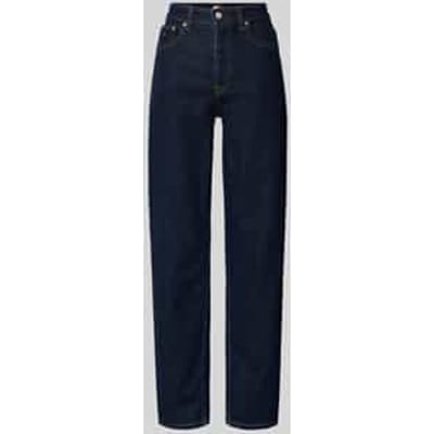 straight fit jeans van katoenmix model 'LAYLA'
