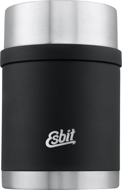 Esbit Sculptor Thermos Voedselcontainer - 750 ml - RVS - Zwart