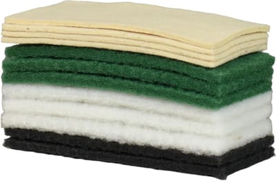 Polijstpad Set - Reinigingspads - Vloeren Reinigen - Allround Gebruik - 12 Stuks - Multicolor