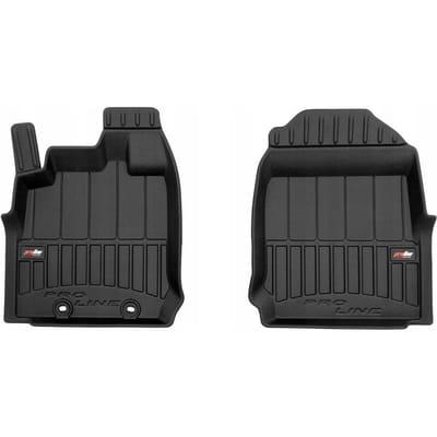 FROGUM PROLINE Automatten - Geschikt voor ISUZU D-MAX III (vanaf 2019) - Enkele Cabine (Single Cab) - 2-delig - TPE Rubber - Zwart