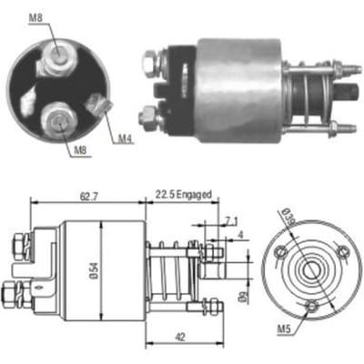 Magneetschakelaar, starter MEAT & DORIA 46005