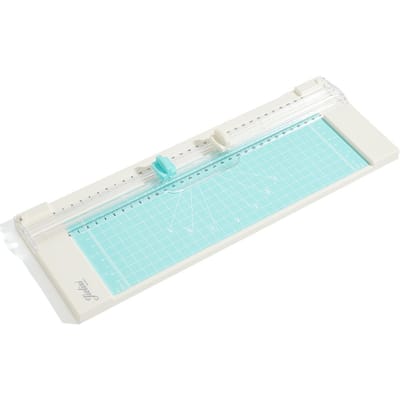 JIELISI Papiersnijder Knutselpapier Snijder 2 Snijkoppen van Recht en Rillen 12.2 Inch Snede groen