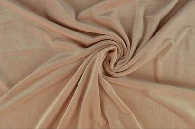 Stretch fluweel - Lichtroze - 1 meter - Per meter - Velvet stof