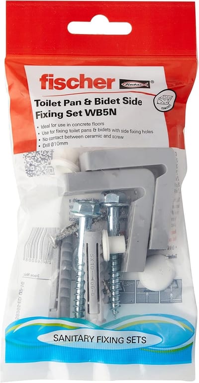 Complete Bevestigingsset voor Vrijstaand Toilet en Bidet - Flexibele Montage
