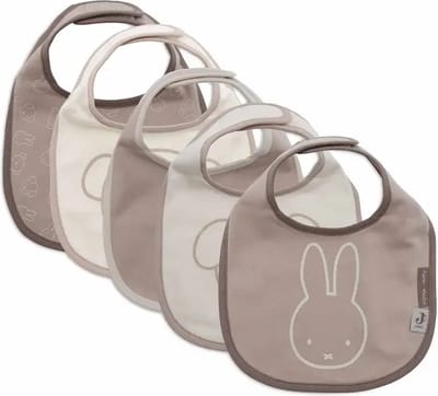 Jollein Slab Jersey Waterproof Miffy and Friends (5pack).