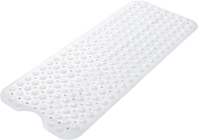 Antislip Badmat Extra Lang Schimmelbestendig - 90 x 40 cm - Milieuvriendelijk en Machinewasbaar