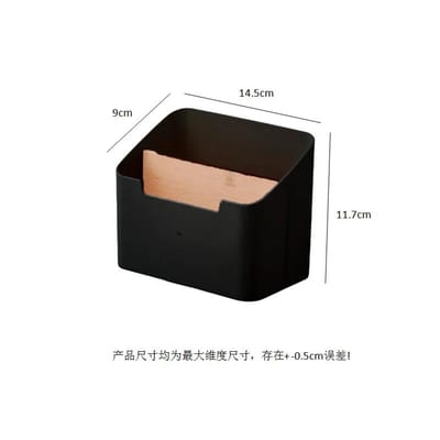 Multifunctionele Tissue Box Cover met Afstandsbedieninghouder Etui voor Schrijfwaren Thuis Badkamer Slaapkamer Bureau Cosmetica Organizer