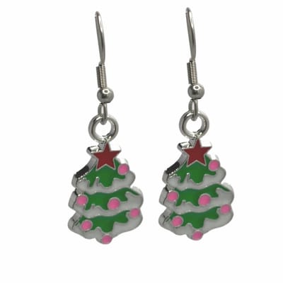 Oorbellen-Kerstboom-Gekleurd-Charme Bijoux