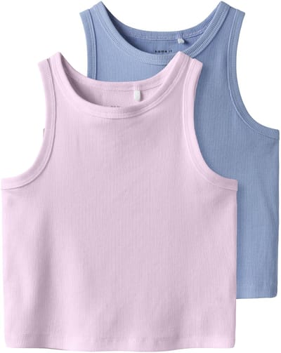 NAME IT - NKFNAKAL 2P SL SHORT TOP - Meisjes - Blouses