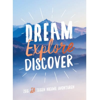 Dream, Explore, Discover - Cadeauboeken