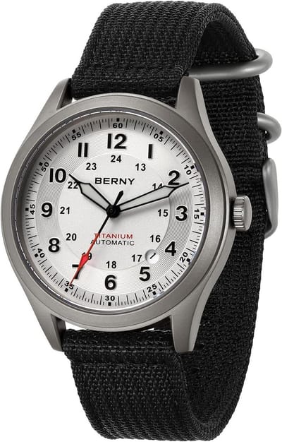 Automatisch Horloge - Herenhorloge Analoog - Dagelijks Gebruik - AR Saffierglas - 10ATM Waterdicht - Zwart