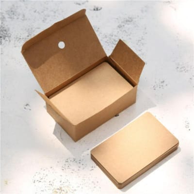 Cartes mémo en papier de couleur unie, 100 pièces, petit bloc-notes rectangulaire en papier pour messages, fournitures scolaires et de bureau kaki