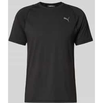 T-shirt met labelprint