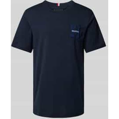 T-shirt met labelpatch
