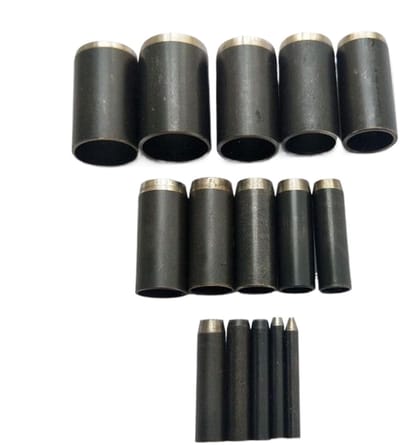 Leerpons Set - Gatenmaker - Lederbewerking - 15 Maten - 1-15 mm - Metaal