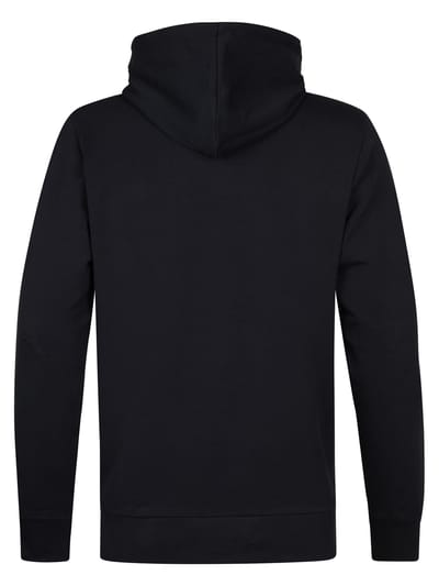 Petrol Industries Hoodie Heren - Trui met Capuchon - Kangoeroezak - 95% Katoen, 5% Elastaan - Comfortable Sweater Mannen - Zwart - Maat S