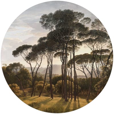Plexiglasschilderij Voogd Italiaans Landschap - Ø 70 - Acrylglas - REINDERS