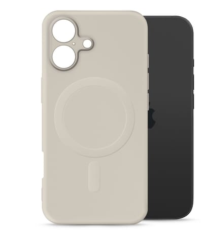 My Style Hoesje geschikt voor Apple iPhone 17 MagSafe Telefoonhoesje Flexibel TPU | My Style Protective Flex Backcover | Geschikt voor MagSafe | Geschikt voor Draadloos Opladen met Magnetische Ring | Geschikt voor MagSafe Case - Antique White | Wit