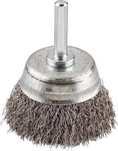 KWB - Komborstel op stift - 70mm 75gram - Grof staaldraad