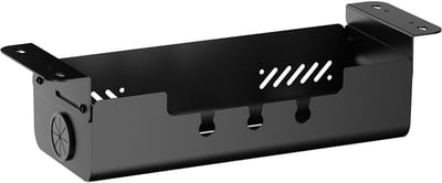 Kabelgoot 494 x 167 x 124 mm horizontaal, matzwart, zwenkbaar