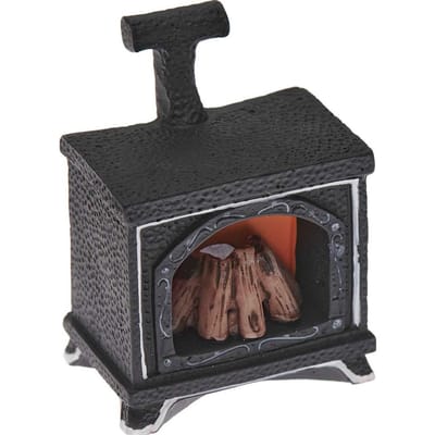 Rico Design Miniatuur "Haard met licht"