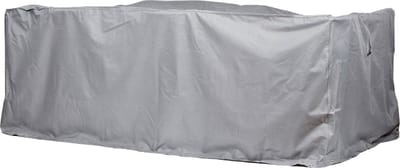 Beschermhoes voor zitgroep rechthoek | 235 x 135 x 94 cm | polyesterweefsel van het type Oxford 600D, kleur: grijs.