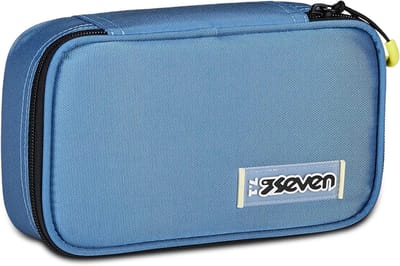 Pennenetui School - Etui Pennenhouder - Basisschool Organisatie - Compleet Met Vulling - 23.5 x 6 x 11 cm - Lichtblauw