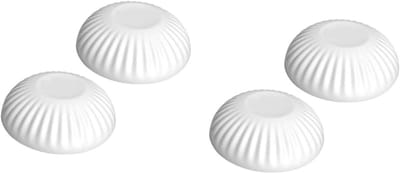 Muurbeschermers - Deurstopper Bumper - Meubels Beschermen - Zelfklevend Ontwerp - Medium - Wit