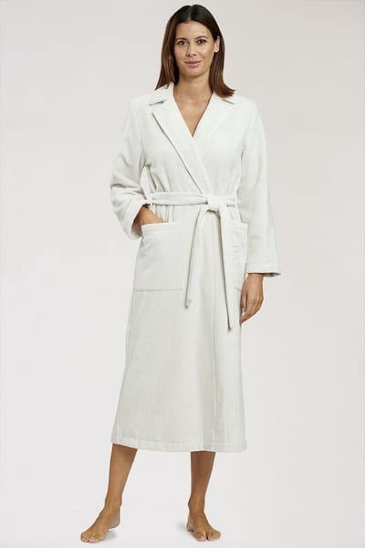 Feraud Logoprint Badjas 3887103 Cream - maat S