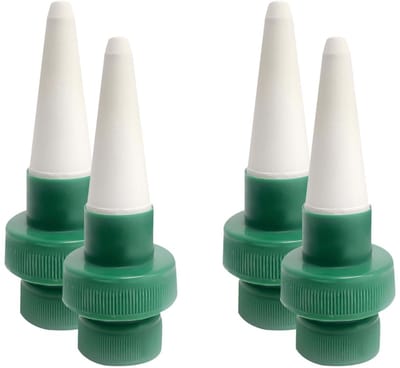 Dailygoods- Druppelirrigatie Automatisch - 4 Stuks - Keramisch Materiaal - Langdurige Levensduur - Eenvoudig te Installeren - Geschikt voor Waterflessen - Plantenbewatering
