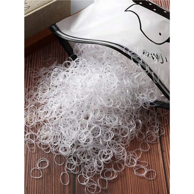 Transparante Kleine Elastische Haarelastiekjes, Wegwerpbare Kleine Elastiekjes, Kleine Elastische Haaraccessoires, Schattige Haarelastiekjes Voor Vrouwen, Dagelijks Gebruik, Paardenstaart schoon