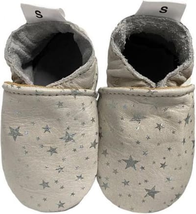 BabySteps babyslofjes Grey Stars maat 16/17