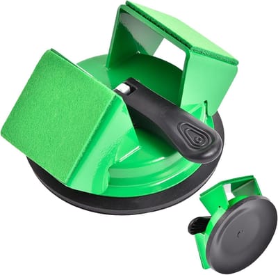 Vloer Zuignap Gereedschap - Vloer Fixeerder - Vloeren Egaliseren - 45 Graden Slag Mechanisme - 12.3 cm Zuignap - Groen