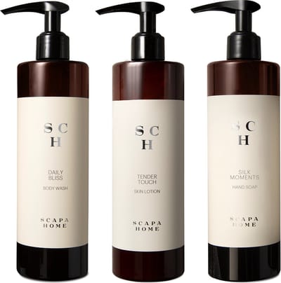 Scapa Home - Body Wash + Handzeep + Body Lotion - 400ml - Luxe Pompfles