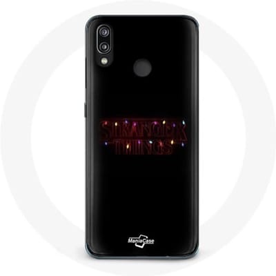 Coque pour Huawei P20 Lite Stranger Things Affiche Logo Joyeux noël
