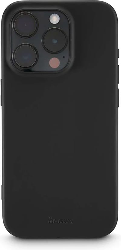 Hama Finest Feel Cover Hoesje geschikt voor iPhone 15 Pro - Zijdezacht afwerking - Krasbestendig - Zwart