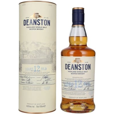 Deanston Whisky Deanston 12 Years Old Highland Single Malt 46,3% Vol. 0,7l in geschenkverpakking